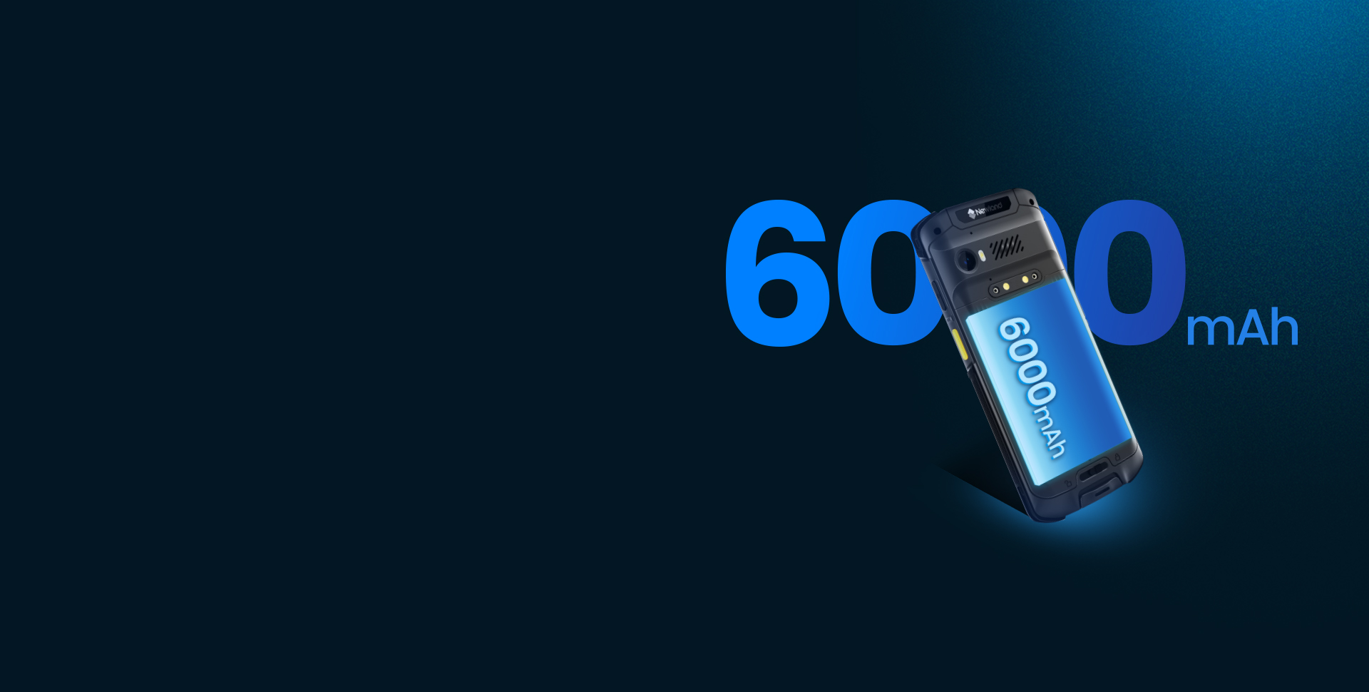6000mAh超大容量鋰電池
支持快充  護航持續作業