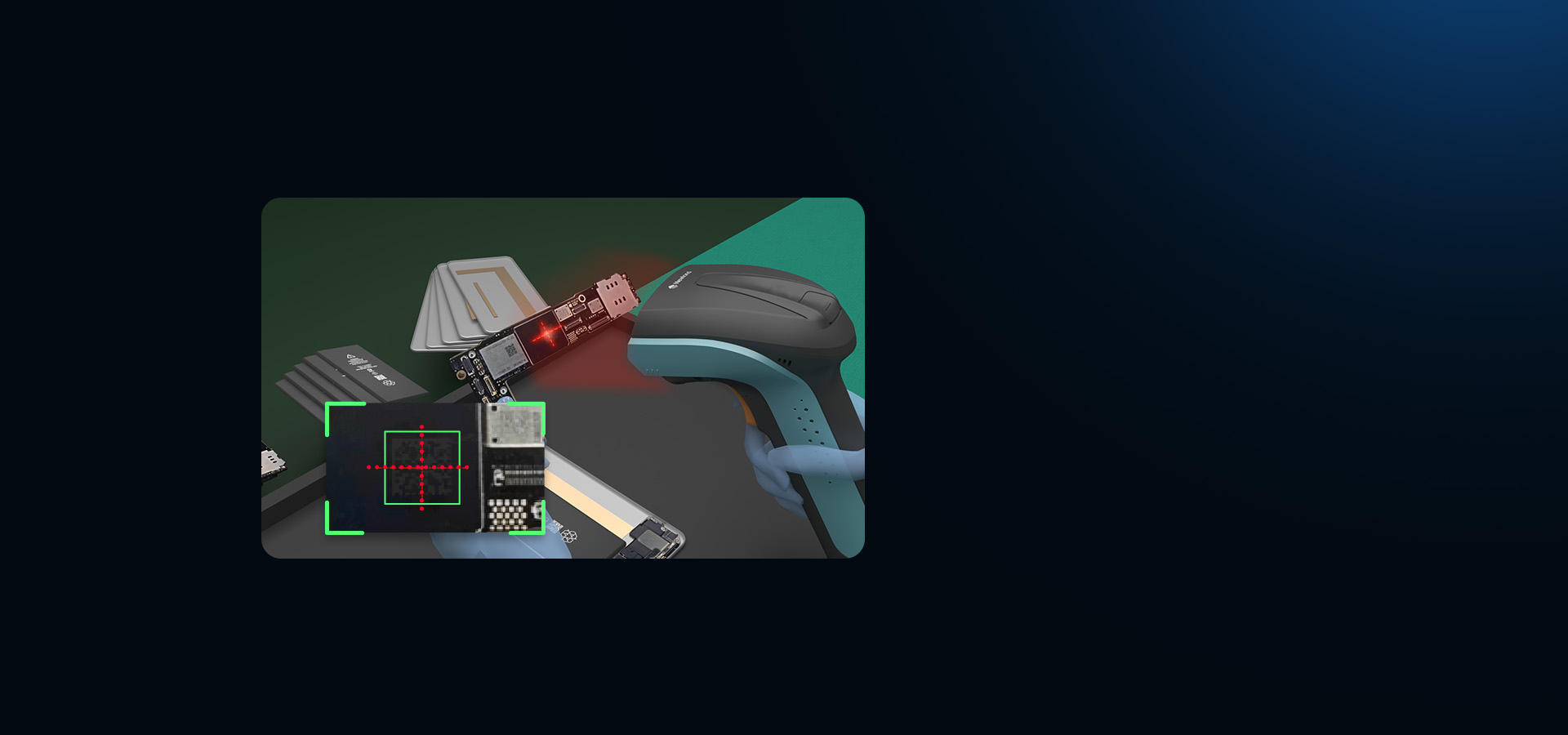 十字激光對焦
AI增強定位 智能精準