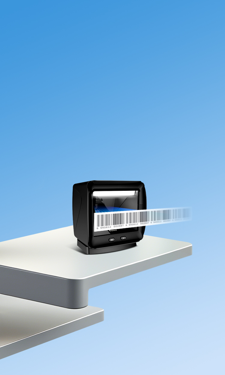 大視野設計 
快速感應  揮手即讀
